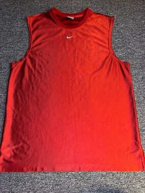 Nike Men’s Red Muscle Tank